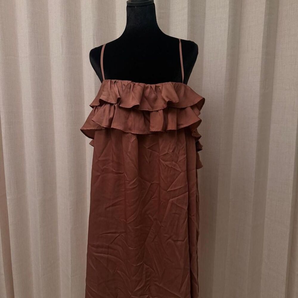 Old-navy Women's Pink and Brown Dress